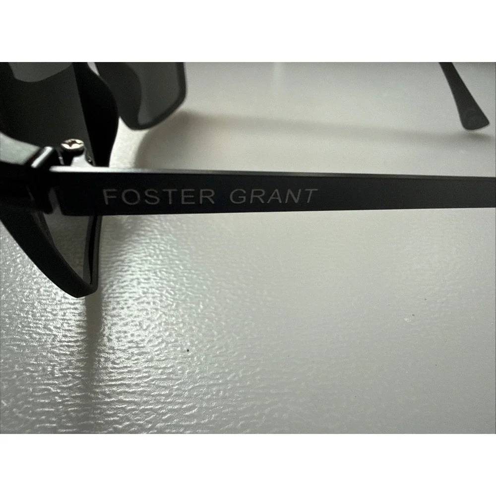 Limited lot 3 pair Authentic Foster Grant Mens polarized black frame sunglasses